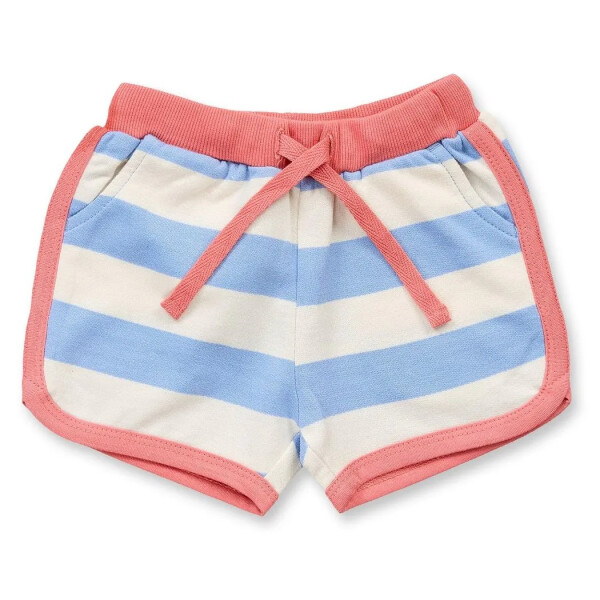 Shorts, hell/wei&szlig; gestreift