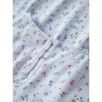 Kids d&uuml;nnes Kleid mit Streublumen, hellblau