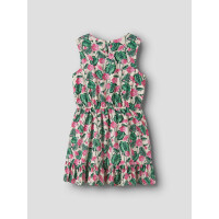 Kids d&uuml;nnes Kleid mit Hibiskusblume, beige