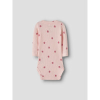 Baby Body mit &Auml;pfeln rosa
