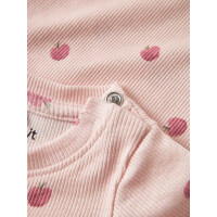 Baby Body mit &Auml;pfeln rosa