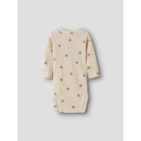 Baby Body mit &Auml;pfeln, beige