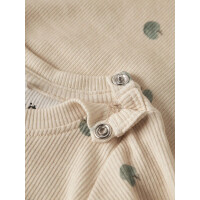 Baby Body mit &Auml;pfeln, beige