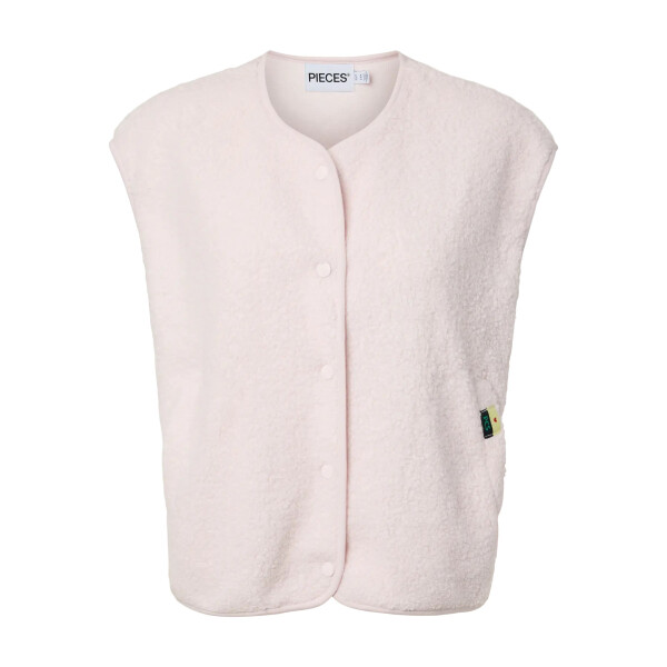 Pieces Teddy Weste, rosa