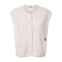 Pieces Teddy Weste, rosa