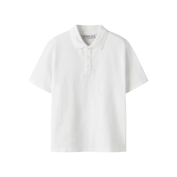 Kids Polo Shirt Bright White