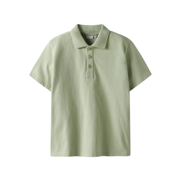 Kids Polo Shirt Salbei gr&uuml;n