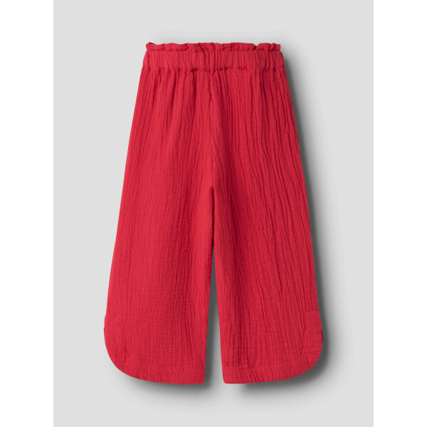 Weite Musselin Sommerhose, urban red