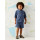 Frottee Shorts, blau