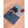 Sommerpulli mit Palmenprint, pastell orange
