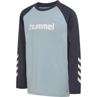 Hummel Shirt, hellblau/dunkelblau
