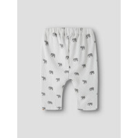 LilAtelier Hose mit Elephanten, gerippt, grau blau