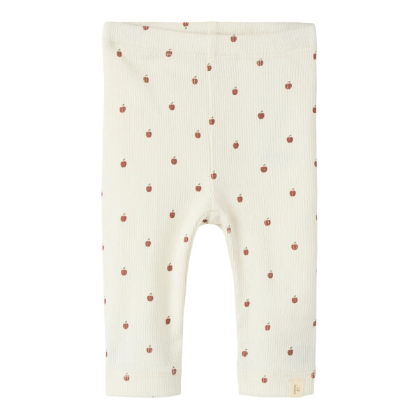 LilAtelier Hose mit &Auml;pfelchen gerippt, creme
