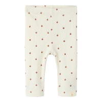LilAtelier Hose mit &Auml;pfelchen gerippt, creme