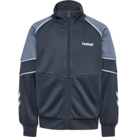 hmlJR REG POLY BLOCK ZIP JACKET, grau