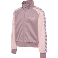 hmlJR REG POLY TAPE ZIP JACKET, altrosa