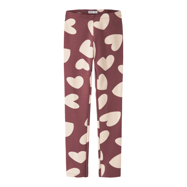 Mini Leggings mit Herzen, altrosa