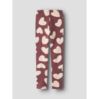 Mini Leggings mit Herzen, altrosa