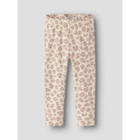 Mini Leo Leggins mit Fleece, beige/rosa