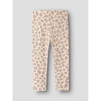 Mini Leo Leggins mit Fleece, beige/rosa