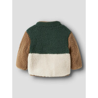 Baby Teddy Jacke Gr&uuml;n/Beige/Braun