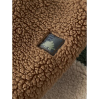 Baby Teddy Jacke Gr&uuml;n/Beige/Braun
