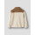 Kids Colorblocking Teddy Jacke, beige-blau
