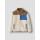 Kids Colorblocking Teddy Jacke, beige-blau