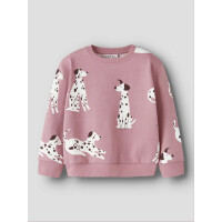 Mini Sweat Pulli Dalmatiner, rosa