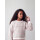 Kids Strickpulli gestreift, wei&szlig;/rosa/braun