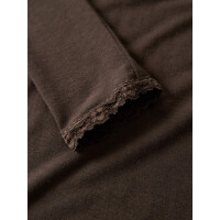 Kids Langarm Shirt Chocolate brown