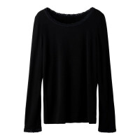 Kids Langarm Shirt, schwarz