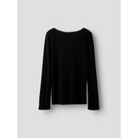 Kids Langarm Shirt, schwarz