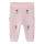 Baby-Strickhose mit Herzblume, rosa