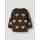 Baby-Strickpulli mit Teddykopf, braun