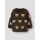 Baby-Strickpulli mit Teddykopf, braun
