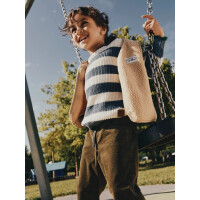 Mini leichte Teddyweste, beige