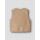 Mini leichte Teddyweste, beige