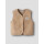 Mini leichte Teddyweste, beige