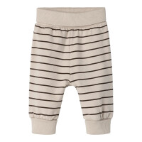 Baby Hose, beige mit braunen Streifen