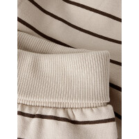 Baby Hose, beige mit braunen Streifen