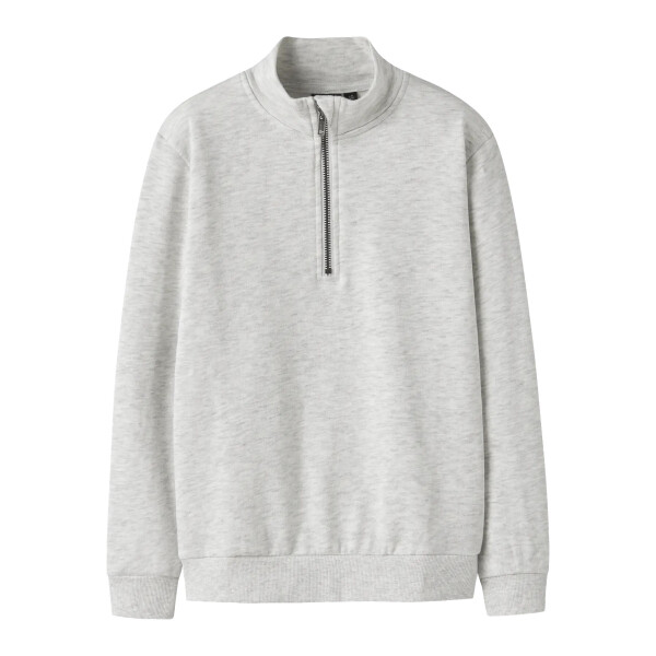 LMTD Half Zip Sweatpulli, grau