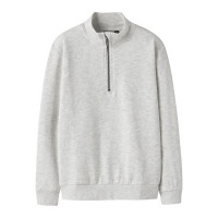 LMTD Half Zip Sweatpulli, grau
