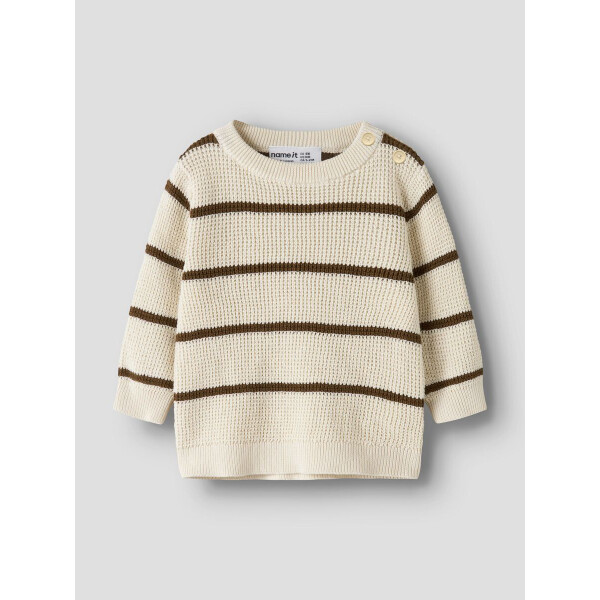 Strickpulli Baby Beige/Braun